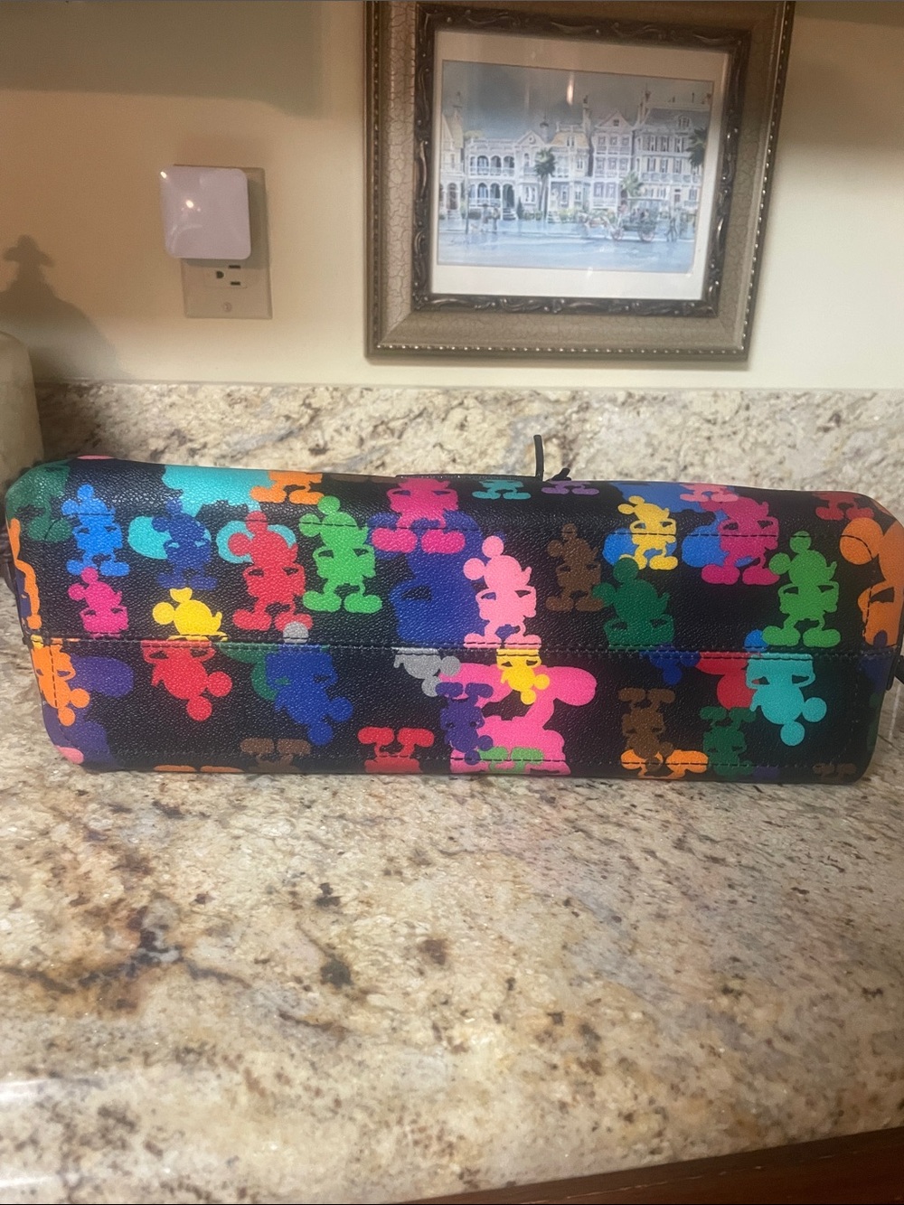 Dooney & Bourke Colorful Mickey Silhouettes Tote - Picture 4 of 6